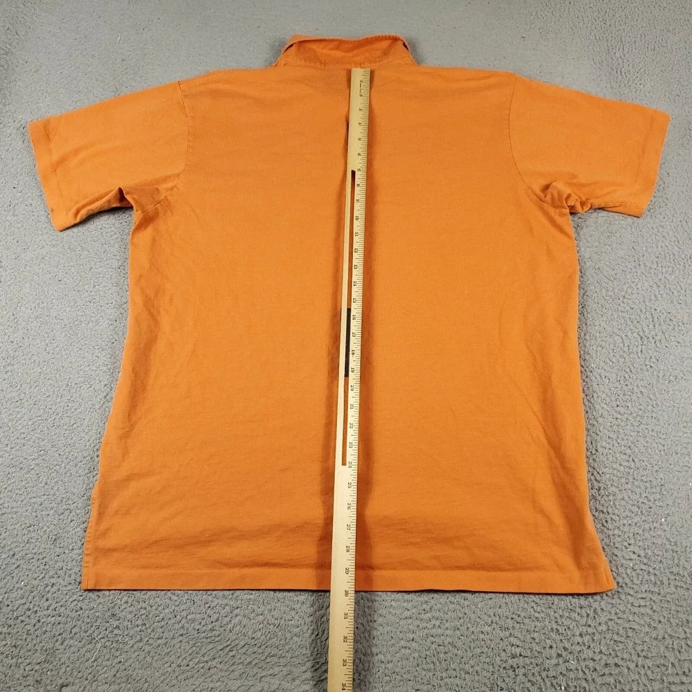 Ralph Lauren Polo Shirt Mens Size 2XL Orange Casual Short Sleeve *